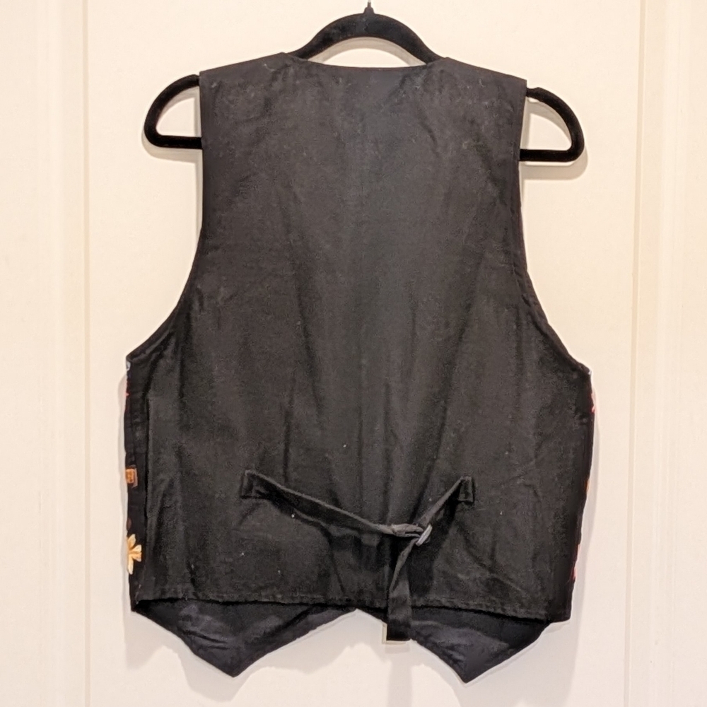 NWOT Beckwoman S Handmade Embroidered 100% Cotton Vest - Picture 7 of 7